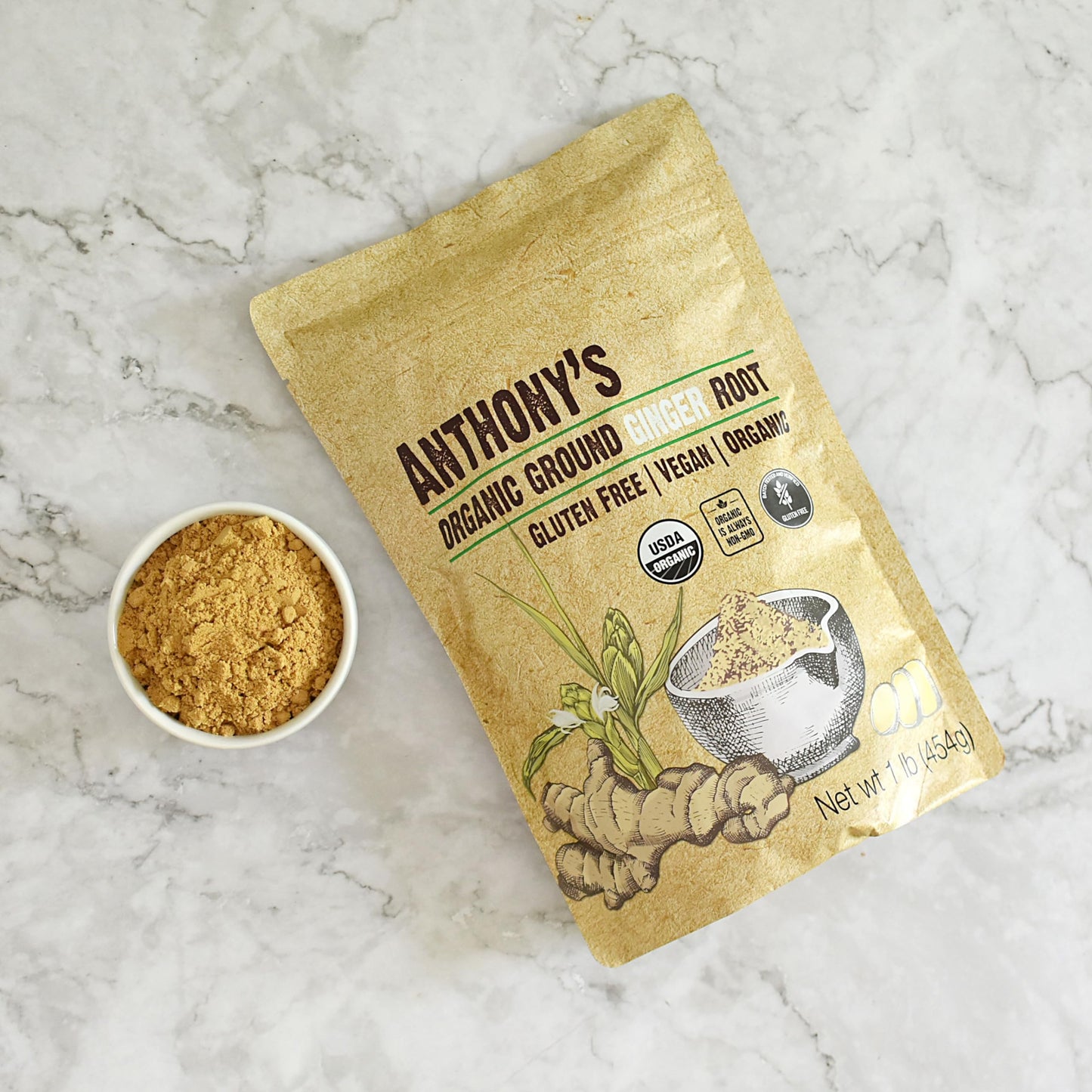 Anthony’s Organic Ground Ginger Root