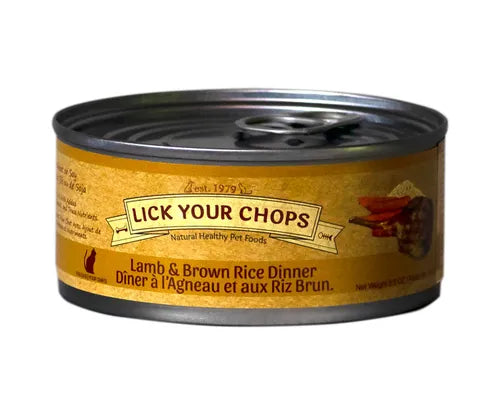 Lick Your Chops Cat Food Lamb & Brown Rice Dinner 156g