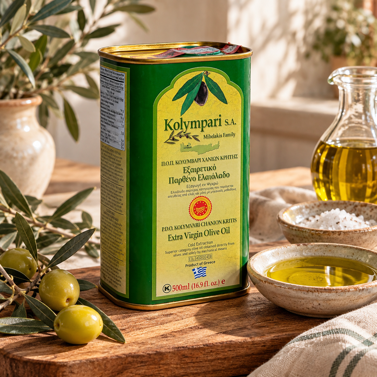 Kolympari Extra Virgin Olive Oil 500ml