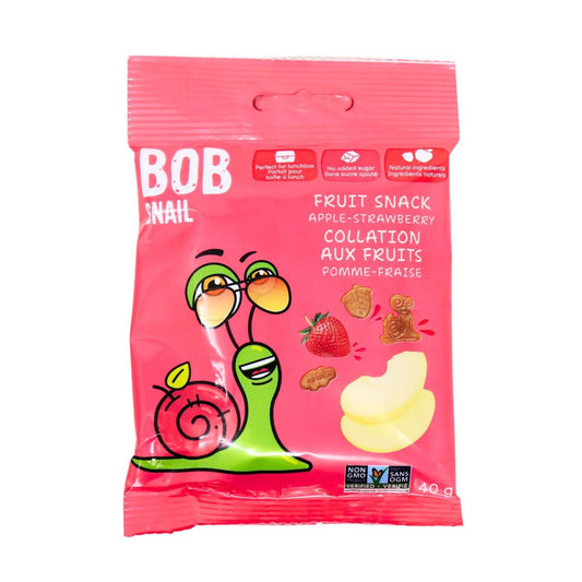Bob Snail No Added Sugar Fruit Snack Apple Strawberry 40g