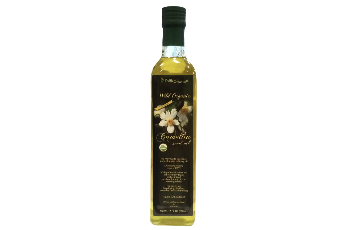 Wild Organic Camellia Seed Oil 500ml