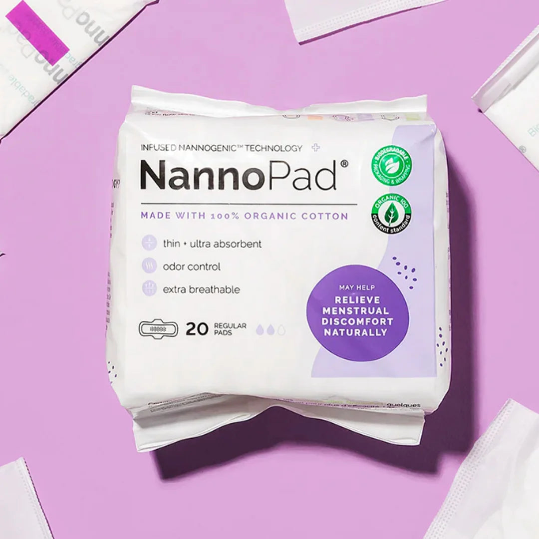 NannoPad Natural Organic Regular Pads 20ct