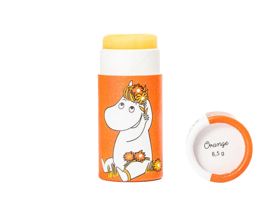 Gustaf And Linnea Moomin Beeswax Lip Balm, Orange 8.5g