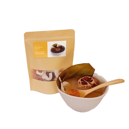 Souperwell Nourish - Japanese Kelp & Sea Coconut Collagen Soup (2-Pack Dry Herbal Soup)