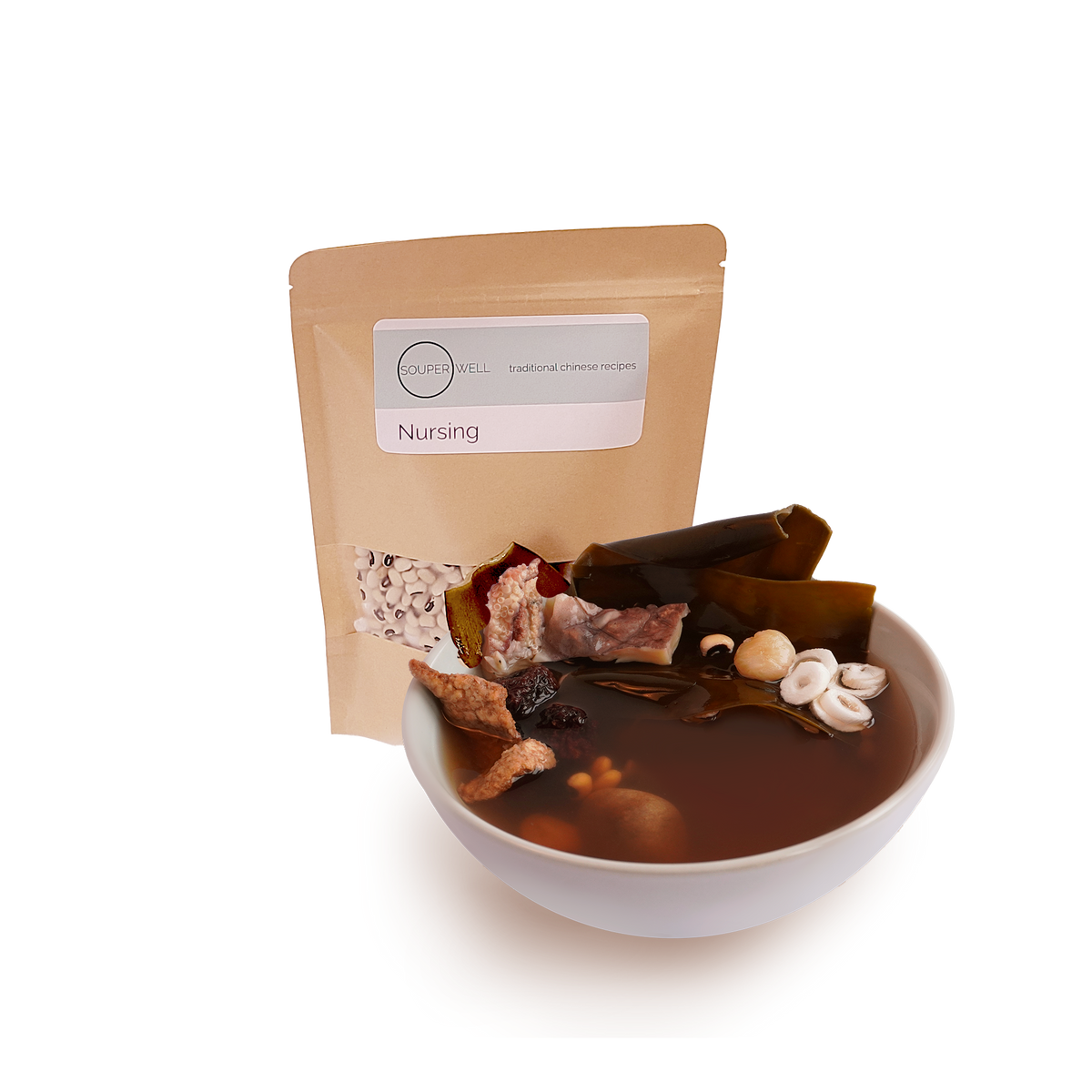 Souperwell Nursing - Lactation Boosting Soup (1 Large Pack Dry Herbal Soup)