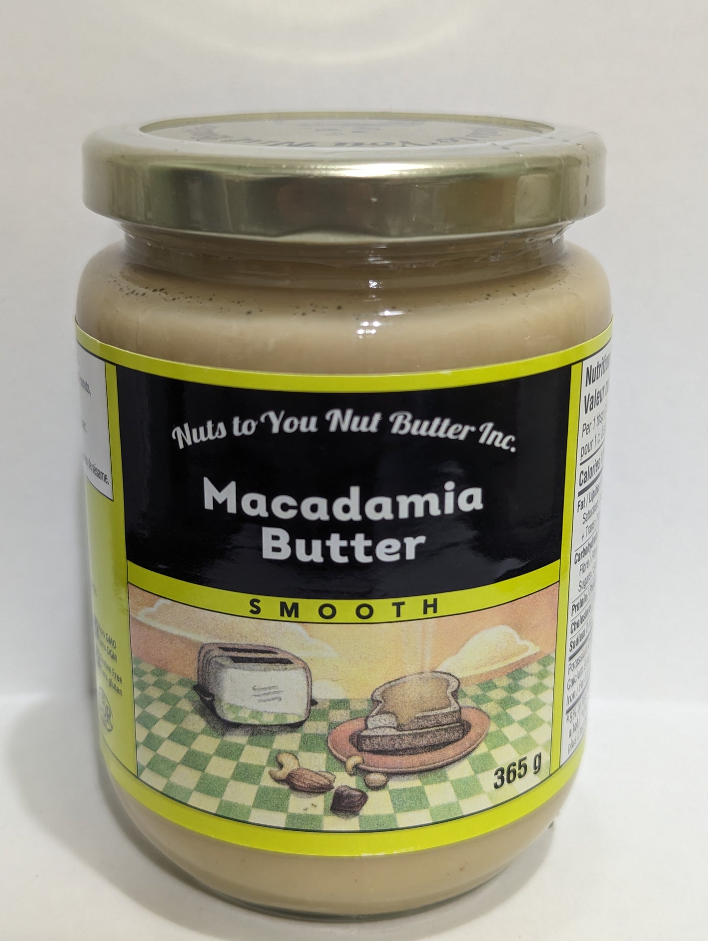 Nuts to You Macadamia Butter Smooth 365g