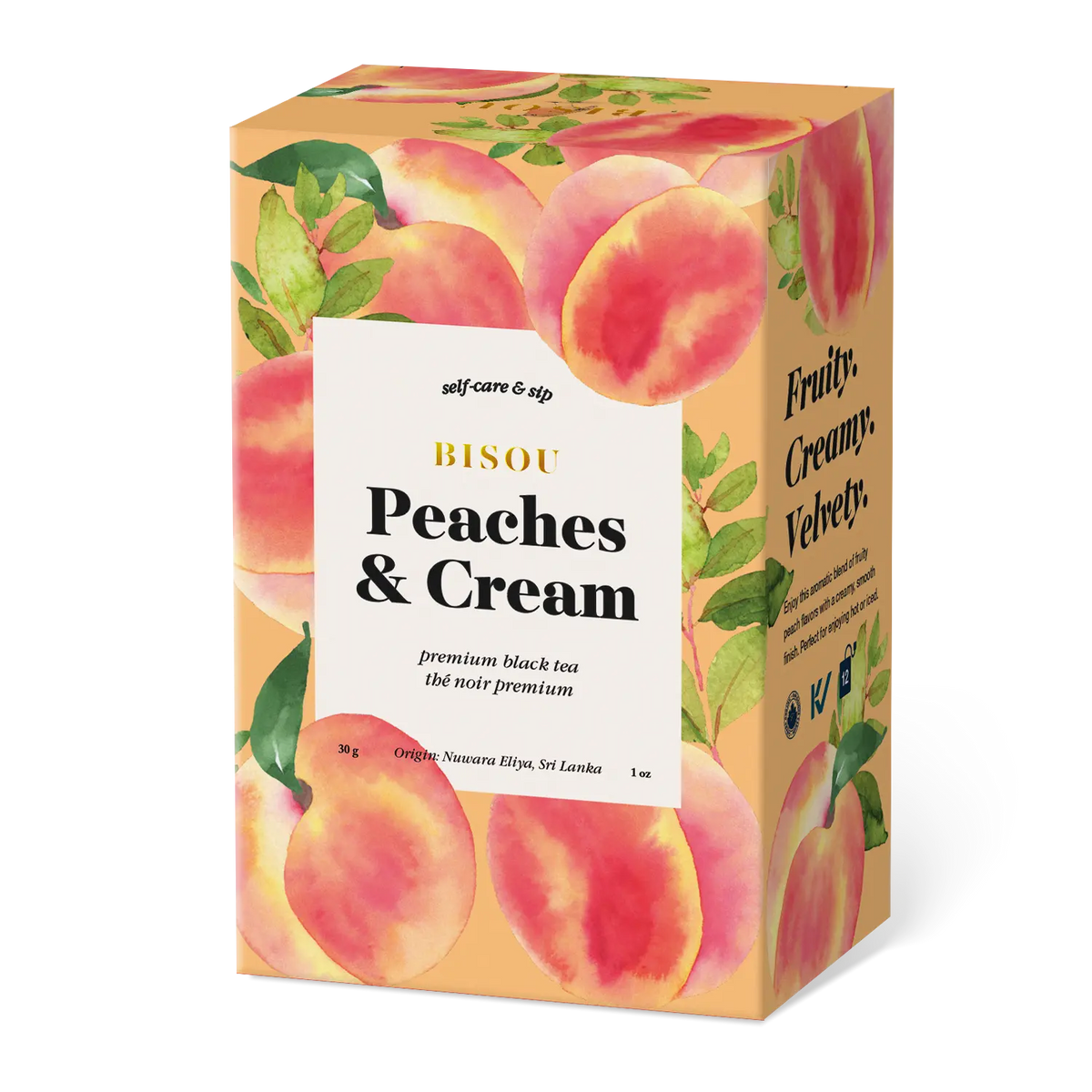 Bisou Tea Peaches & Cream | 12 Tea Bags