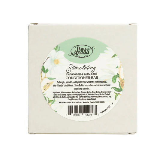 Pure Anada Conditioner Bar - Stimulating (Cedarwood & Clary Sage) 115g