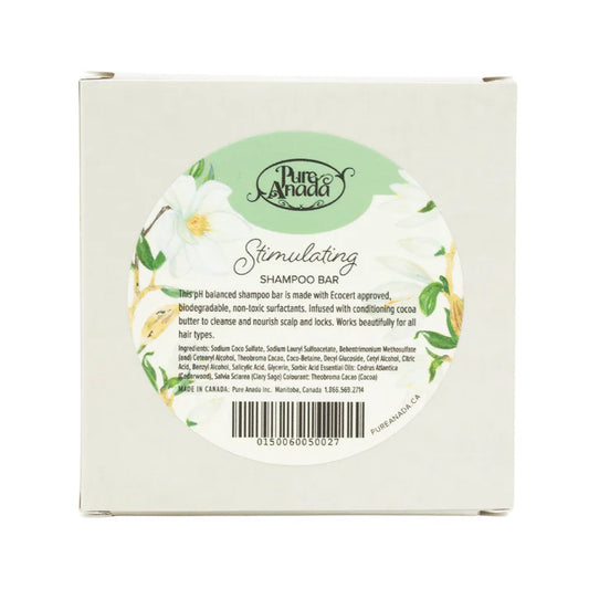 Pure Anada Shampoo Bar - Stimulating (Cedarwood & Clary Sage) 115g