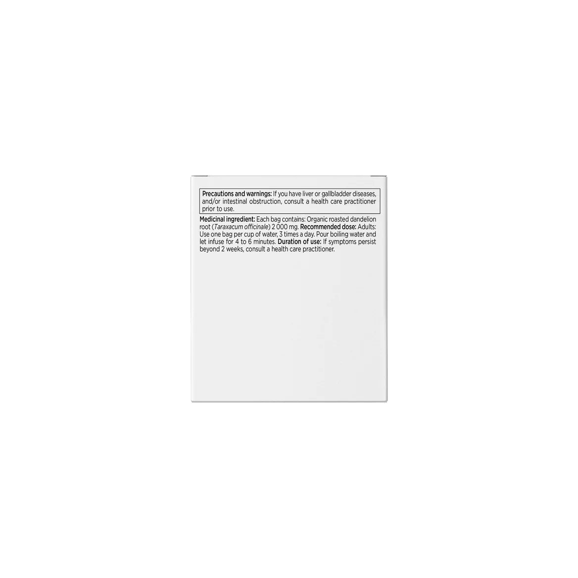 Four O'Clock - Herbal Tea, Roasted Dandelion Root, 20 bags, additional product image