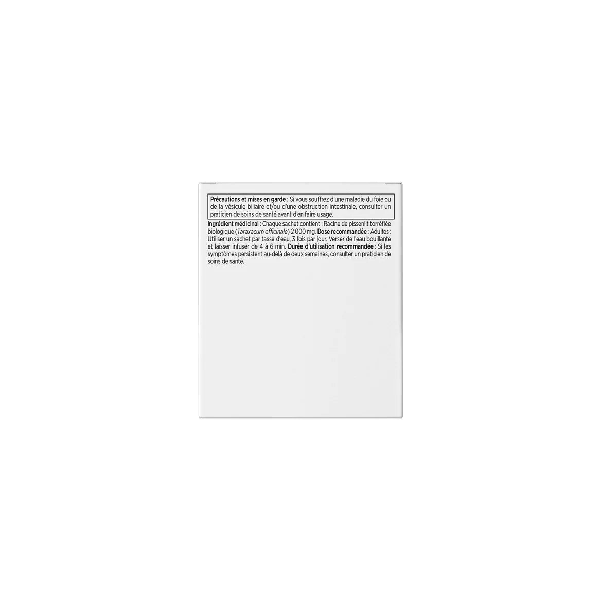 Four O'Clock - Herbal Tea, Roasted Dandelion Root, 20 bags, additional product image 2