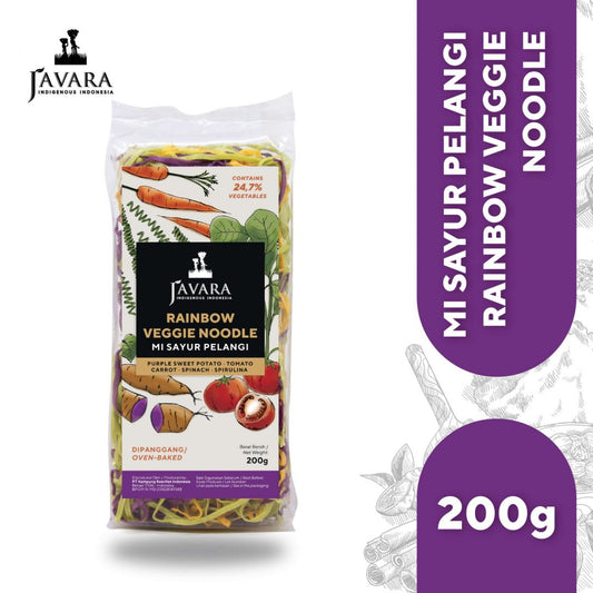 Javara Rainbow Veggie Noodle 200g