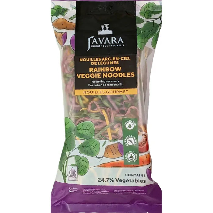 Javara Veggie Noodle Rainbow 200g