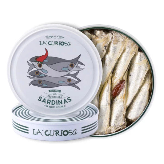 La Curiosa Small Spicy Sardines In Olive Oil