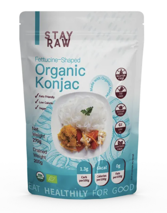 Stay Raw Organic Fettucine Shaped Konjac 270g