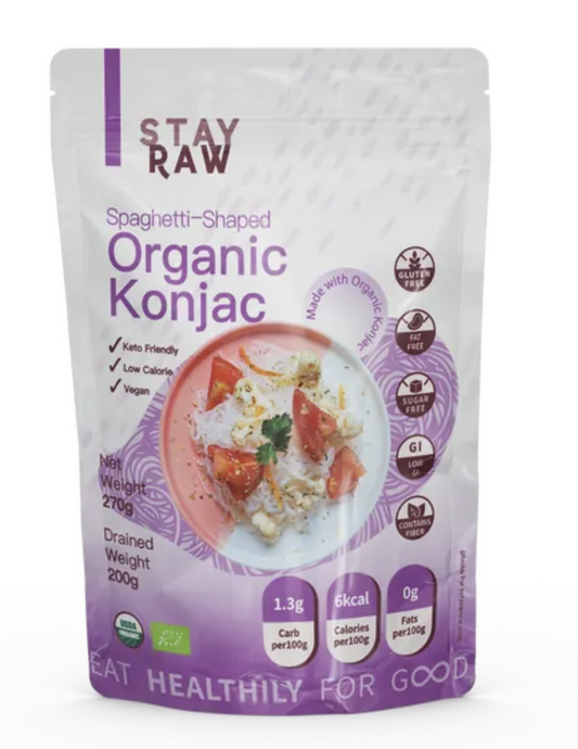 Stay Raw Organic Spaghetti Shaped Konjac 270g