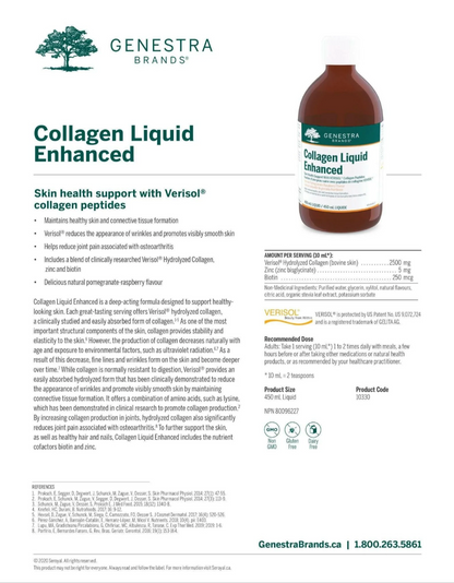 Genestra Collagen Liquid Enhanced 450ml, additional product image 2