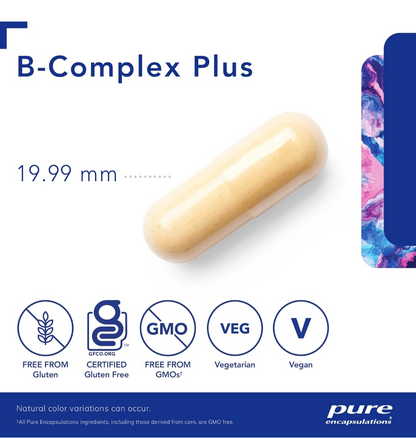 Pure Encapsulations B Complex Plus 120 Veg Capsules, additional product image 2
