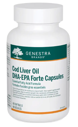 Genestra Cod Liver Oil DHA-EPA Forte Capsules 60 Softgels