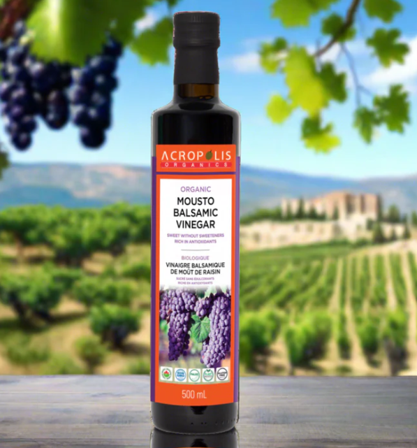 Acropolis Organics - Mousto Balsamic Vinegar, 500 mL