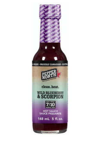 Pepper North Wild Blueberry & Scorpion Hot Sauce