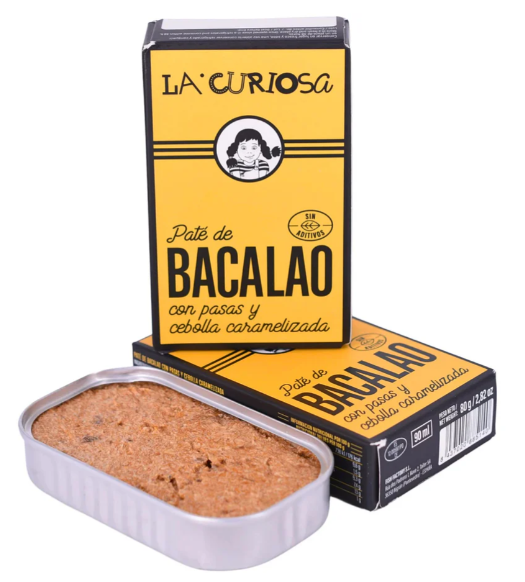 La Curiosa Cod Paté with raisins and onion