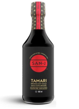 San-J Tamari Gluten Free Soy Sauce Large  592 mL