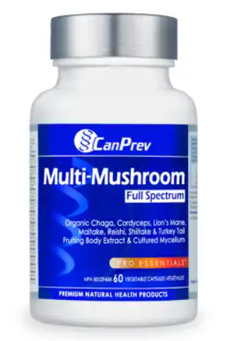 CanPrev Multi-Mushroom Full Spectrum 60 Veggie Caps
