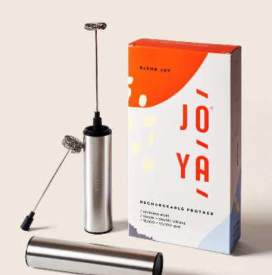 Rechargeable handheld frother