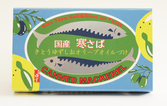 Kito Yuzu Salt & Olive Oil Taste Canned Mackerel