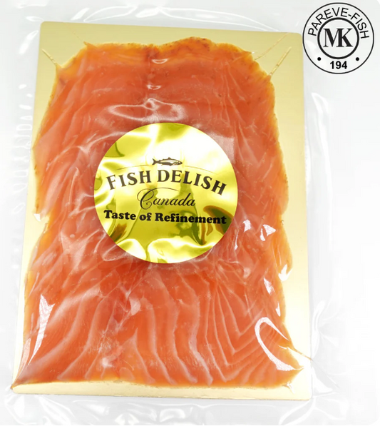 Premium Smoked Salmon Lox - Prime Royal Cut Loin - Sliced