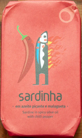 Sardinha - Sardines in Spicy Olive Oil with Chili pepper - 120g