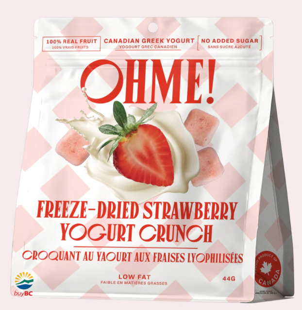 OHME! Freeze-Dried Strawberry Yogurt Crunch 44g