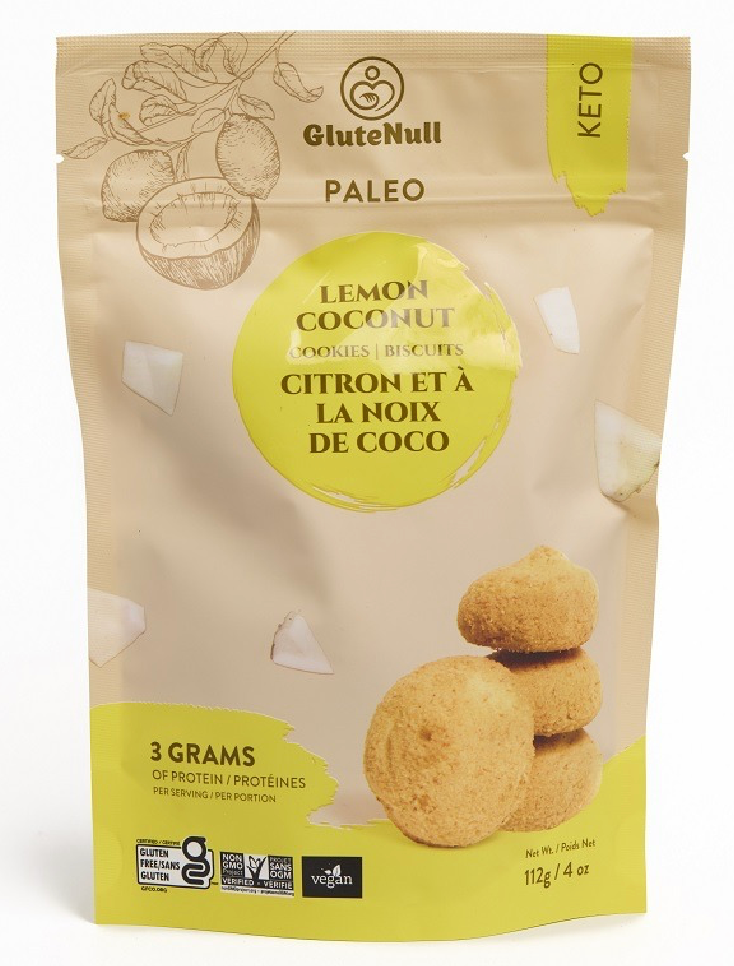 Glute Null - Lemon Coconut Keto Cookies