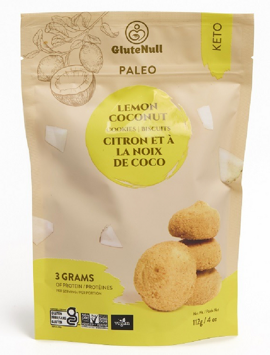 Glute Null - Lemon Coconut Keto Cookies
