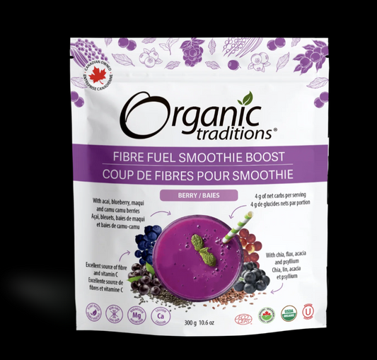 Organic Traditions Berry Fibre Fuel Smoothie Boost 300g