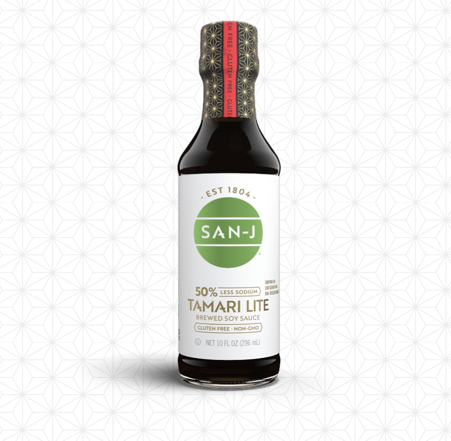✅ San-J Sauce Tamari Lite 50% Low Sodium 296mL