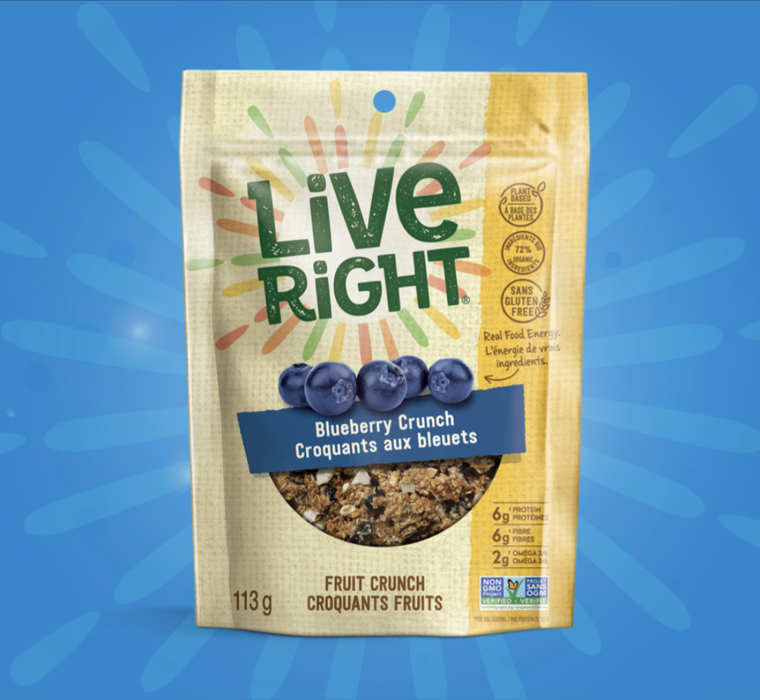 Live Right Fruit Crunch Blueberry 113g