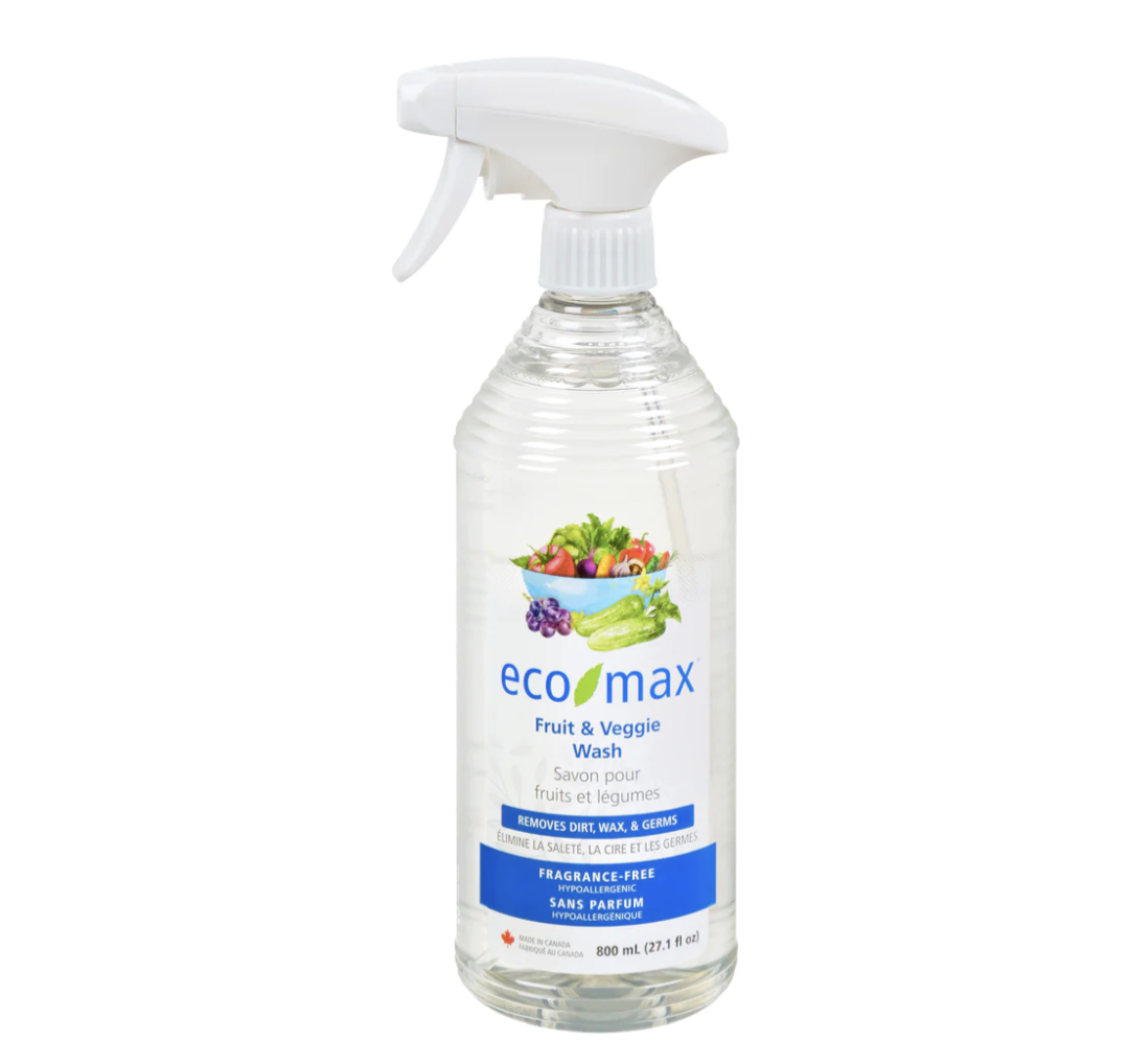 Eco-Max Fruit & Veggie Wash Fragrance-Free 800ml