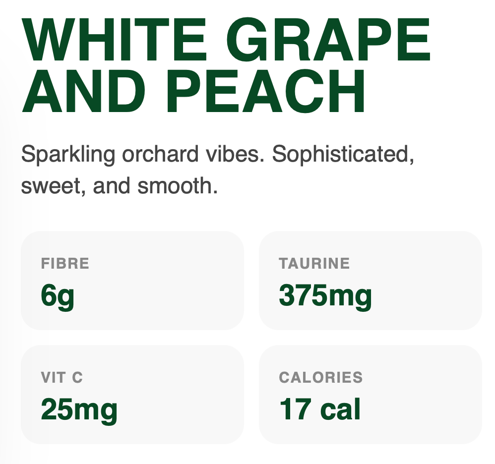 Nova Secco - White Grape and Peach