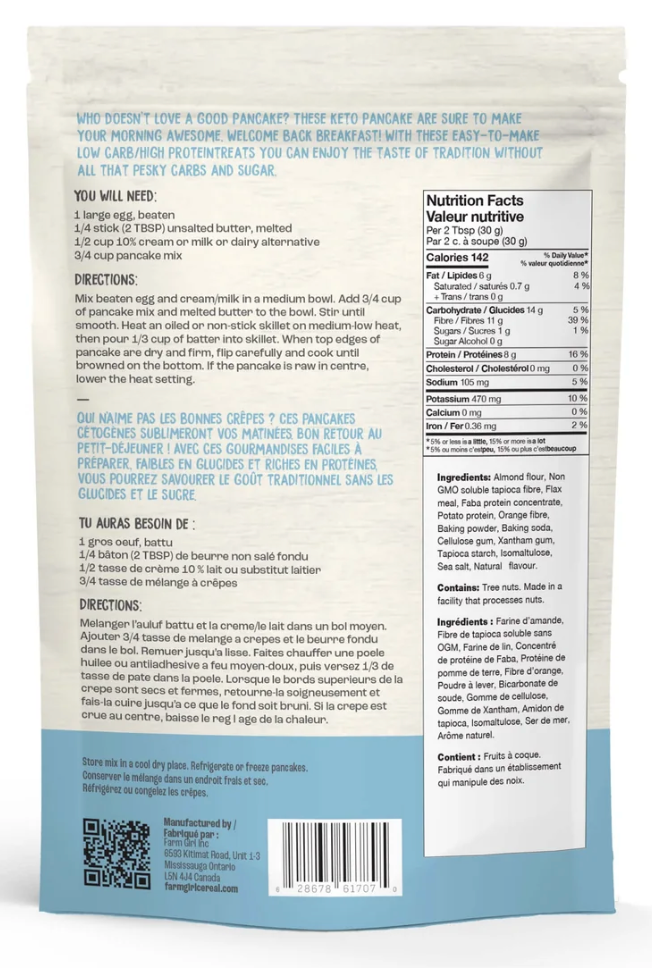 Farm Girl Vanilla Pancake & Waffle Mix, 300g, additional product image
