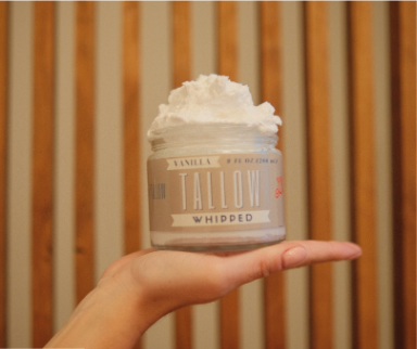 Lady May Whipped Tallow Moisturizer 9oz - Vanilla, additional product image 4