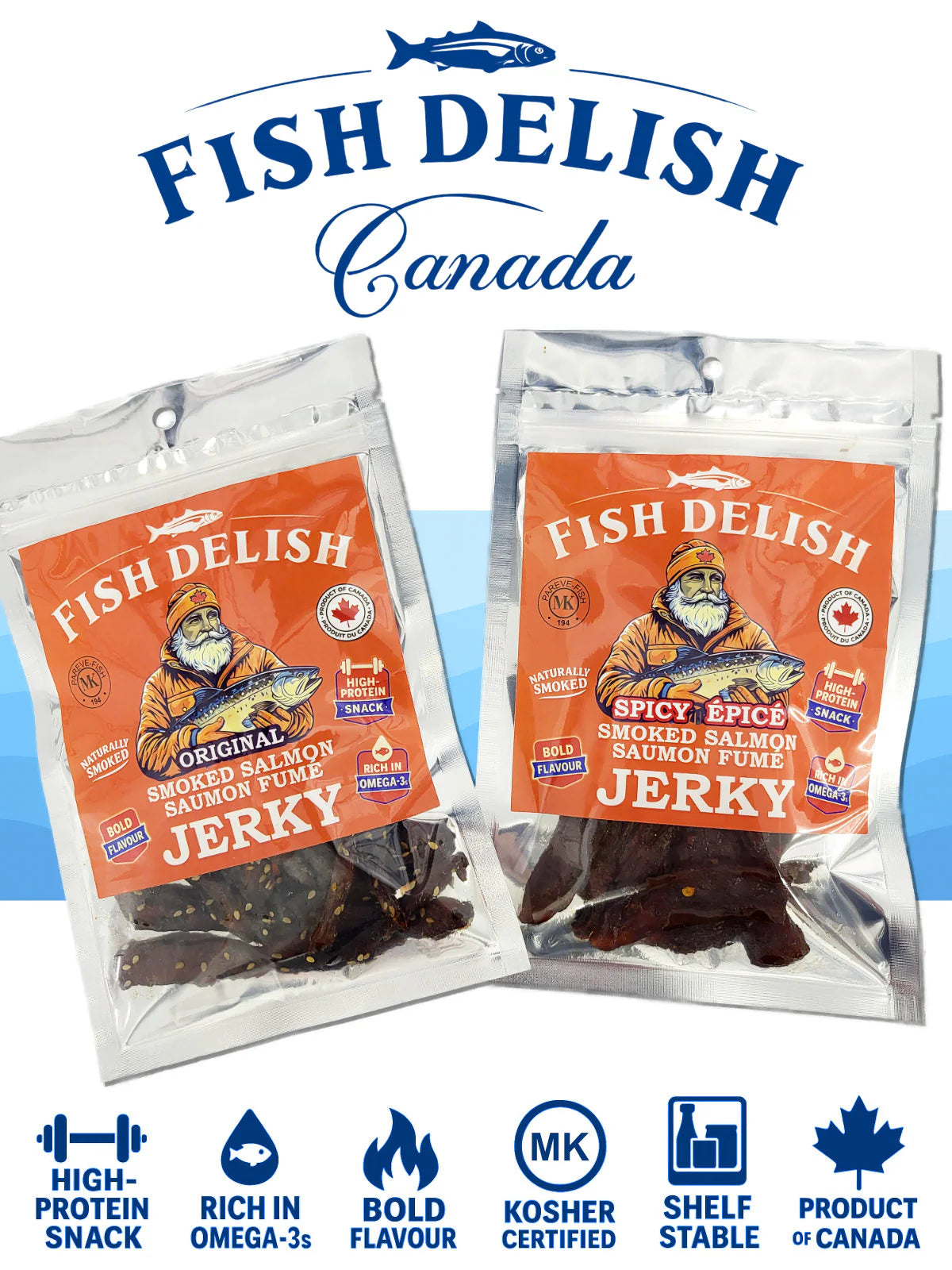 Premium Smoked Salmon Jerky - Original Recipe