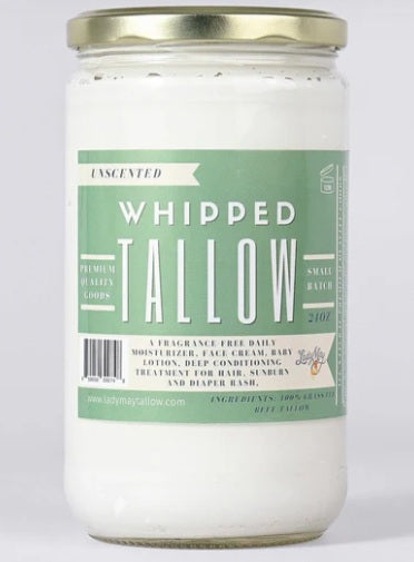 Lady May Unscented Whipped Tallow Moisturizer 24 fl.oz
