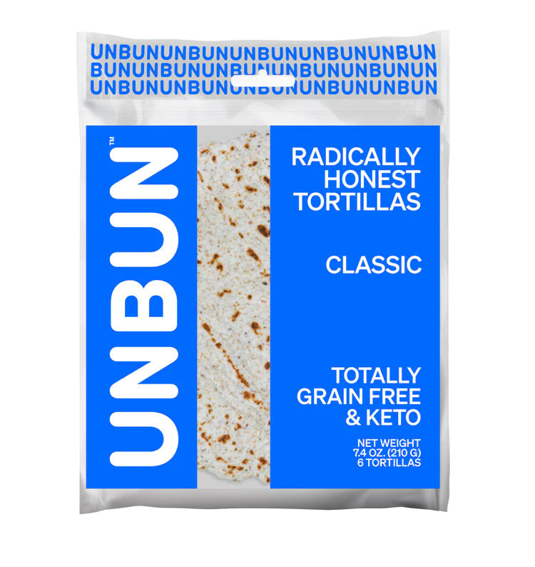 UNBUN FOODS - UNTORTILLAS - 210G
