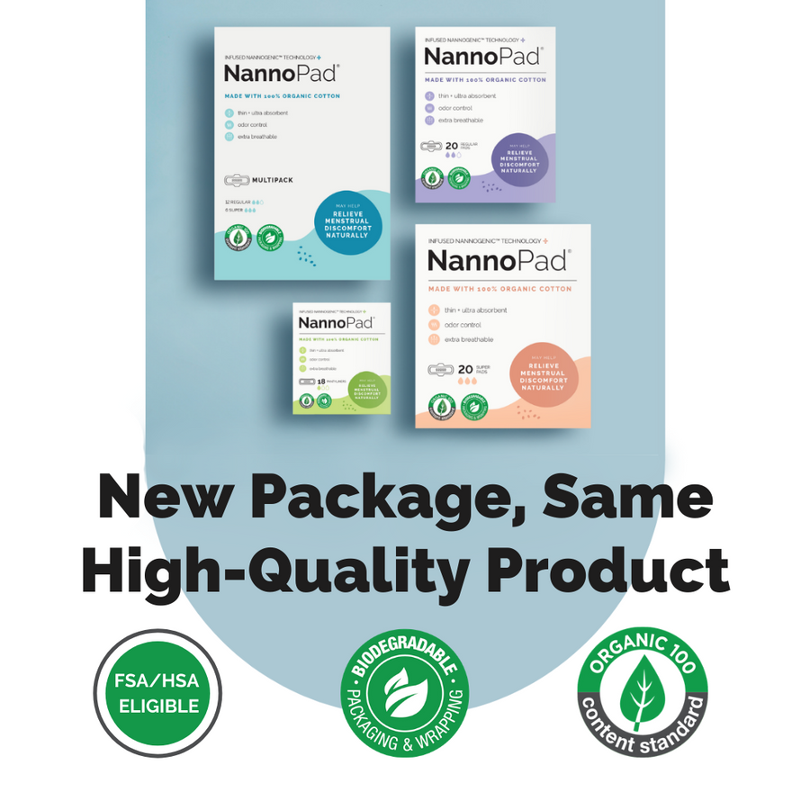 NannoPad Natural Organic Super Pads 20ct