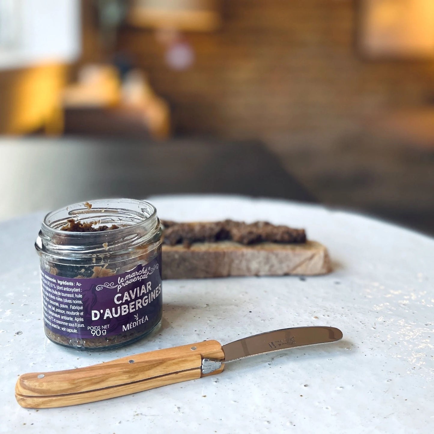 Laguiole Butter Knife – Olivewood