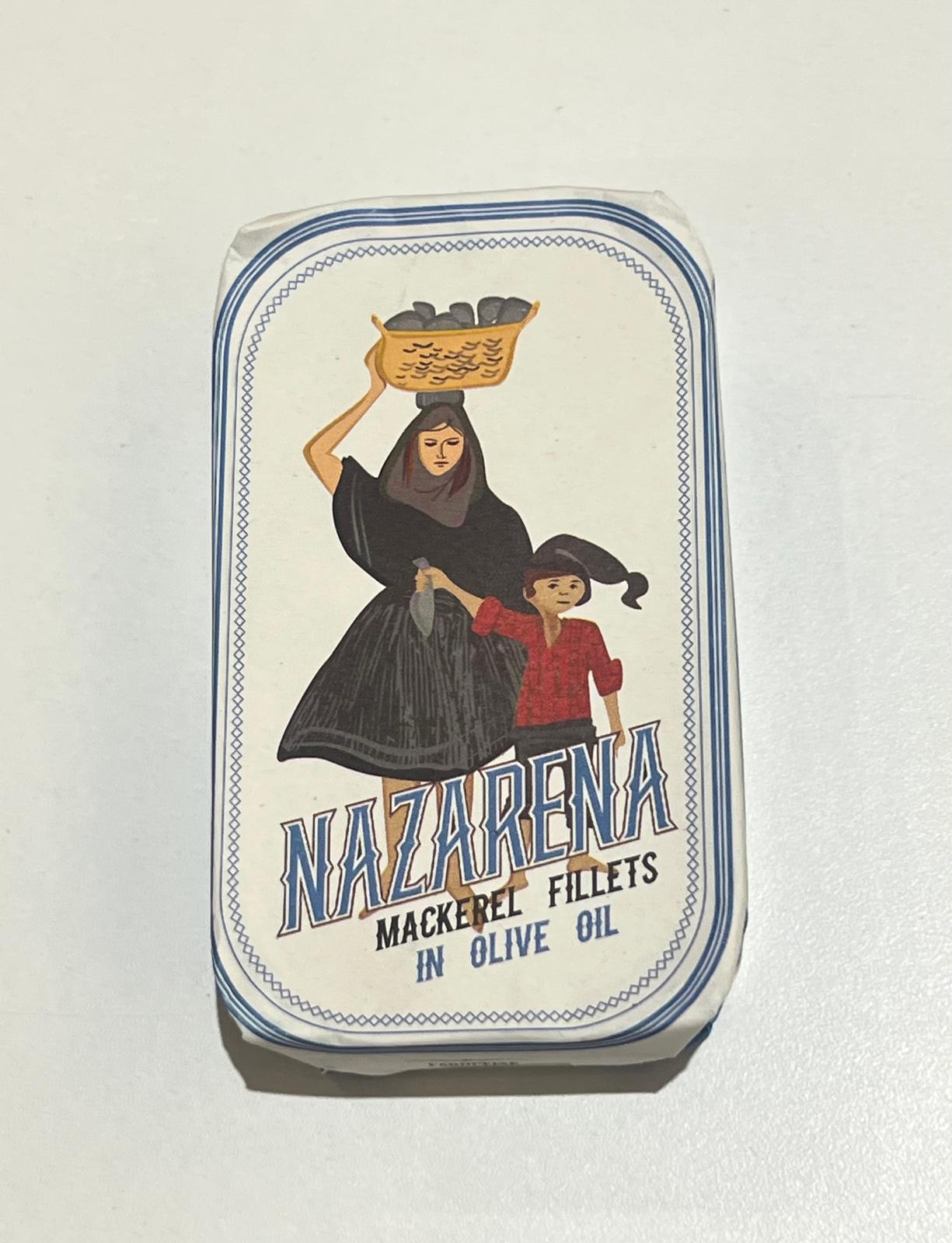 Nazarena Mackerel Fillets In Olive Oil 120g