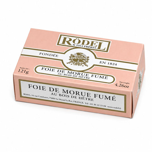 RODEL Cod liver beech wood smoked 121g