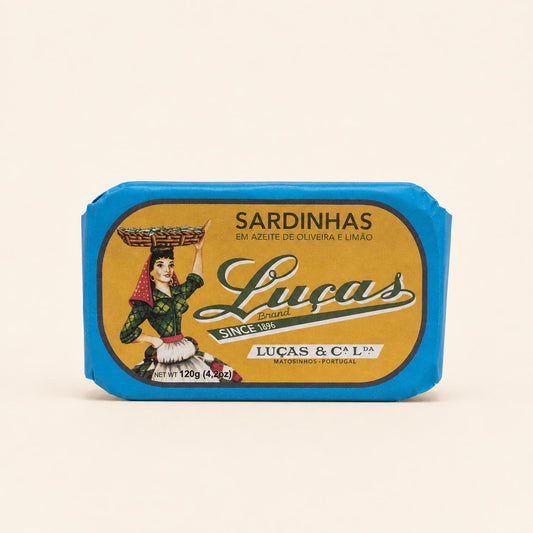 Luças Sardines in Olive Oil & Lemon 120g